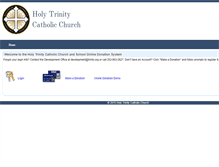 Tablet Screenshot of holytrinity.mytechsupport.com